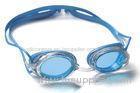 Two Adjustable Size Joint Racing Swimming Goggles Anti Fog / UV Protection