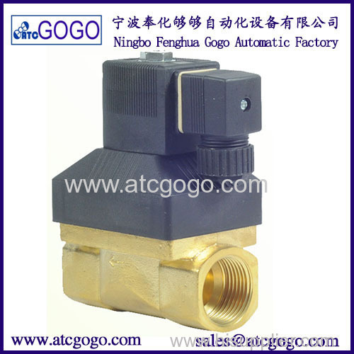 burket type 50bar high pressure high temperature solenoid valve normal close pilot brass valve