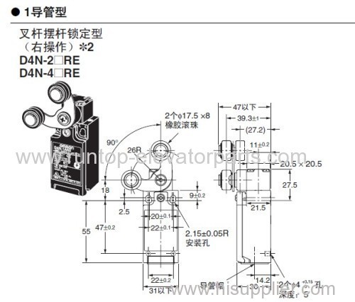 OTIS elevator parts Switch D4N-2ARE