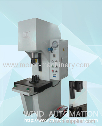 Press Armature shaft to stack lamination replacement hydraulic device
