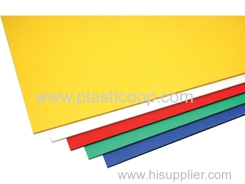 colored pvc foam sheet oem for you plastic board plate