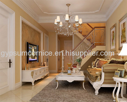 Decorative plaster&gypsum flooring cornice