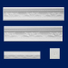Building Material Decorative Gypsum ceiling cornice factory with panel