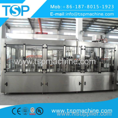 Full automatic high speed rotary bottle pure water washing filling capping and packaging machine