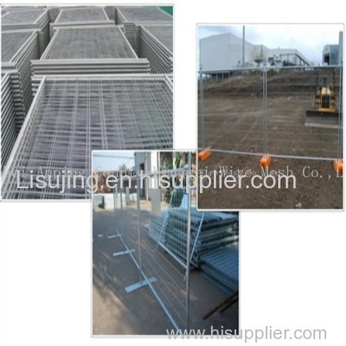 galvanizing temporary temporary construction fence/removable metal safe temp fence
