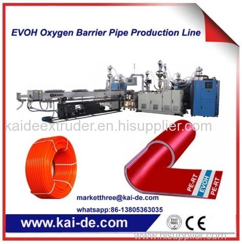 PEX EVOH oxygen barrier pipe prduction line supplier from China