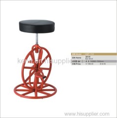 modern wheel shape bar stool