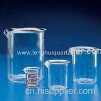 Quartz beaker quartz tube