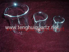 Quartz beaker quartz tube