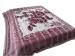 light purple pink color warp knitting blankets