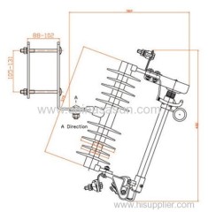 Polymer Drop out fuse cutout 24-27KV