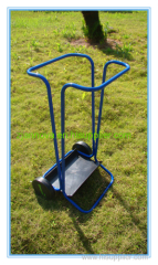 New Style Green Garden Rubbish Collecting Trolley Cart