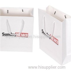 Customizable Plain White Square Bottom Supermarket Grocery Paper Bags