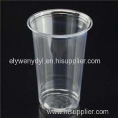 Customizable 16oz 22oz Disposable High Transmittance Cold Drink Ice Cream Fruit Plastic PET Cups Can Print LOGO