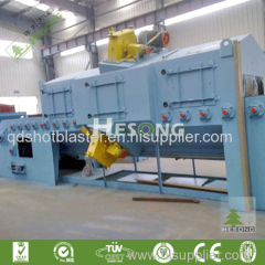 China Surface Treatment Equipment Wire Mesh Belt Continuous Flow Shot Blasting Machine