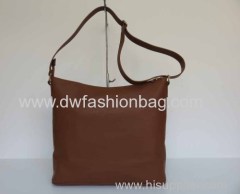PU fabric zipper handbag for lady