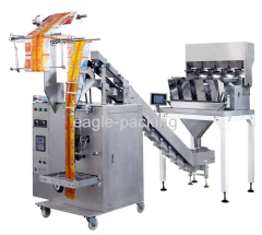 vertical form fill seal machine with multi head weigher and sachet packing machine