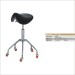 stainless steel saddle stool height adjustable