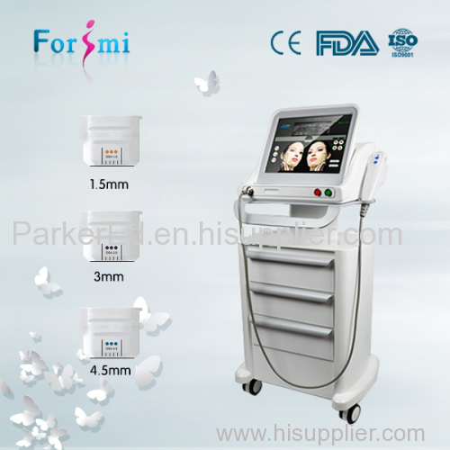 HIFU machine high intensity focused ultrasound for face lift wrinkle removal skin tightening non invasive non surgical