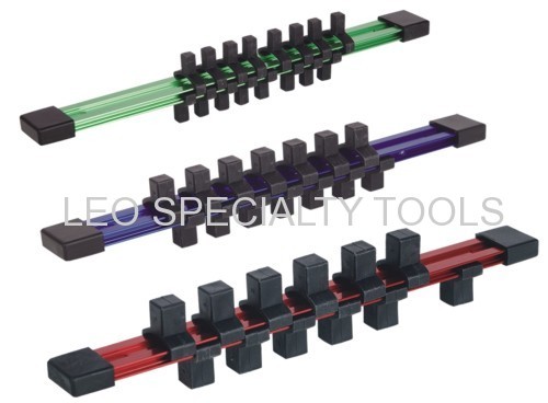 DOUBLE SIDED SOCKET RAIL HOLDER ORGANIZER