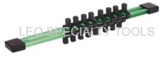 Magnetic Socket Rail Double Sided Holder Organizer 1/4'' 3/8'' 1/2''