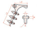 NLD STRAIN CLAMP FOR POWER CABLE