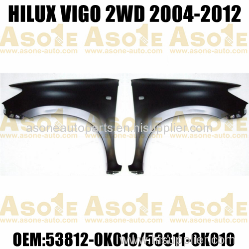 Pick-Up Truck Front Steel Fender For VIGO 2WD 2004-2012 OEM 53812-0K010/53811-0K010