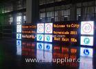 Outdoor Scrolling Variable Message Signs Single Pillar Long Life Span