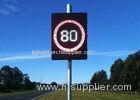 Local Temporary LED Speed Limit Signs Rear LED Indicator For Notice 800mm(H)X800mm(W)X150mm(D)