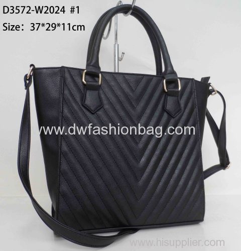 PU fabric shoulder bag for lady