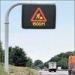 Custom Electronic LED Speed Limit Signs Road Side Warning Vehicles
