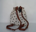 Canvas fabric backpack for lady