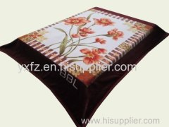 coral color 200*240cm raschel blankets