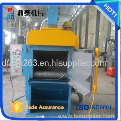 Tumble rubber belt shot blasting machine/cleaning machine for automotive iron parts blasting