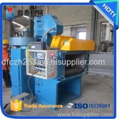 Tumble rubber belt shot blasting machine/cleaning machine for automotive iron parts blasting