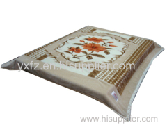 light brown color warp knitting blankets