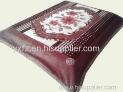 light brown color warp knitting blankets