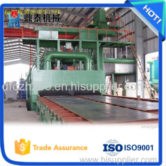 Steel plate structure shot blasting machine/auto radiator shotblast cleaning machine/roller conveyor shotblast machine