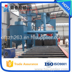 Steel plate structure shot blasting machine/auto radiator shotblast cleaning machine/roller conveyor shotblast machine