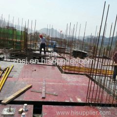 bamboo building concrete plywood formwork