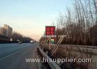 Single Pillar Road Side LED Road Sign For Road Traffic Message Display 200*200