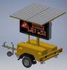 Trailer Mounted Programmable Led Moving Message Sign For Advertising