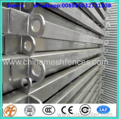 heavy duty oval pipe 6 rails temporary cheap cattle panel fence for sale