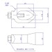 Ground clamp for electric power fittings