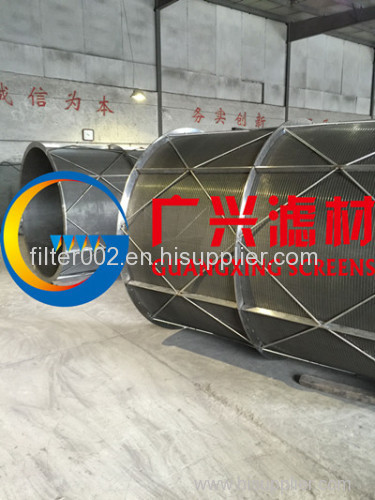 Wedge wire rotary drum screen -manufacturer