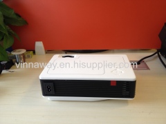 Updated mini projector with bright 1000lumen 800*480p LED LCD projector