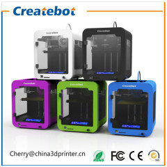 Good Performance High Accuracy Createbot 3D Printer Easy to Carry Tiny Appearance kit LCD Screen and Single E