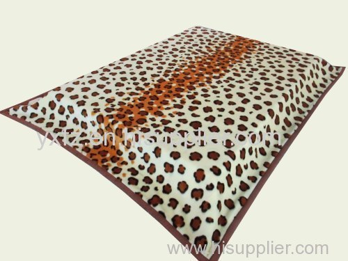 light brown point design 2KG 1side blankets