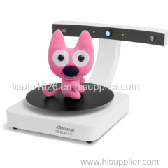 Hot sale portable desktop 3d scanner with rotating plate and USB made in China 3D scanner