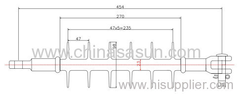 FXBU 24-27KV Composite Insulator